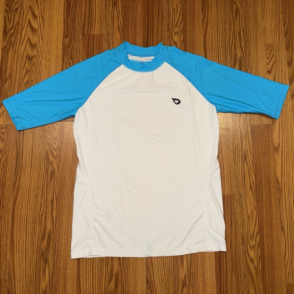 BALEAF Men's Flyleaf M Rashguard Swim Shirt UPF 50+ Sun Protection Rash Guard